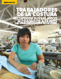 Recupere sueldos impagos para trabajadores de la costura.